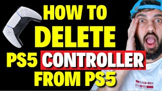 How to Delete PS5 Controller from PS5 [upl. by Ottavia]