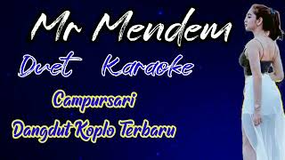 Karaoke Mister Mendem Cak Dikin  version dangdut koplo josss [upl. by Donia325]