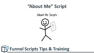 About Me Script  FunnelScriptscom [upl. by Adnovay]