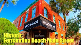 Beautiful Fernandina Beach Historic District Walking Tour 4K [upl. by Joycelin]