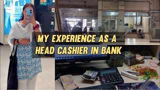 Work Profile of a Cashier in Bank [upl. by Vallery137]