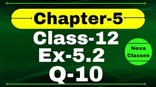 Class 12 Ex 52 Q10 Math  Differentiability  Q10 Ex 52 Class 12 Math  Ex 52 Q10 Class 12 Math [upl. by Goda]