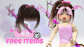 GET NEW ROBLOX FREE HAIRS amp ITEMS 🤩🥰 2024 [upl. by Lyell45]