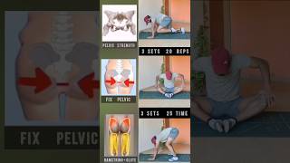 HamstringGlute fix pelvic workout shorts [upl. by Ahse743]