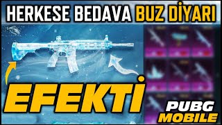 HERKESE BEDAVA BUZ DİYARI EFEKTİ  YENİ BUZ DİYARI DESENLERİ  35 GÜNCELLEMESİ  PUBG MOBILE [upl. by Muldon]