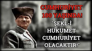 CUMHURİYET 100 YAŞINDA  quotŞekli Hükümet Cumhuriyet Olacaktırquot  Banu AVAR [upl. by Drape905]