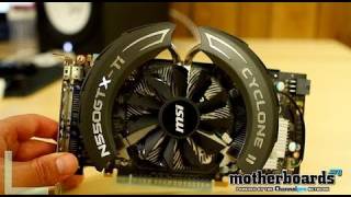 MSi N550GTXTi Cyclone II 1GD5 Video Card Full Review amp Benchmarks Official [upl. by Nosyerg]