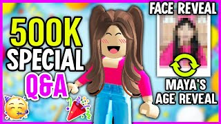 🤩 Maya Clara Gaming 500K SUBSCRIBERS SPECIAL FACE REVEAL  AGE REVEAL  QampA [upl. by Arita]