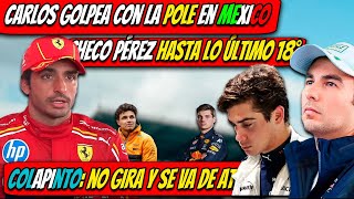 GP MEXICO 2024 FERRARI DURO GOLPE  FRANCO COLAPINTO PROBLEMAS  CHECO PEREZ NO FRENA  POLE 2024 [upl. by Aimal]