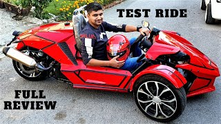 UNITED AUTOS LAUNCH 350cc SPIDER FULL REVIEW amp TEST RIDE ON PK BIKES [upl. by Cordie]