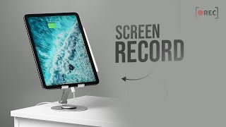 How to Take Screen Record in iPad tutorial [upl. by Judie670]