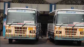 GSRTC launches 25 new buses on Ahmedabad – Gandhinagar ‘Vikas route’ [upl. by Lika]