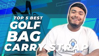 Best Golf Bag Carry Strap in 2023 Top 5 Reviews [upl. by Wordoow]