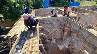 Lintel FormWork TechniquesReinforcement LoftampBeam Rcc ConcreteLintel ConstructionLintel Slab Work [upl. by Salomon607]