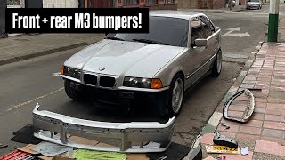 Bumpers de M3 para el E36 [upl. by Rosenfeld]