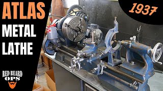 1930s Atlas Lathe Restoration [upl. by Angeli169]