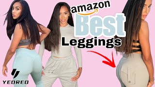 Leggings That Transform Booty MUST HAVE AMAZON YEOREO [upl. by Beane]