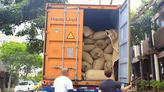 Cacao Bean Delivery at Manoa Chocolate [upl. by Harimas]