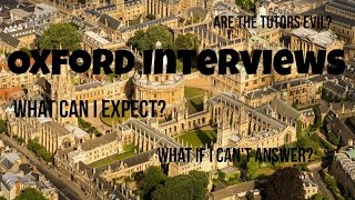 Honest Guide to Oxford Interviews  Myth Busting amp Studying Medicine [upl. by Lucie]