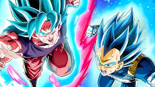 Dragon Ball Z Dokkan Battle  LR PHY SSBKK Goku amp SSBE Vegeta Active Skill OST Extended [upl. by Verena]