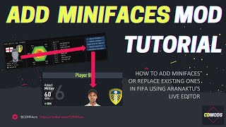 Adding Custom Minifaces to FIFA Tutorial [upl. by Hnid786]