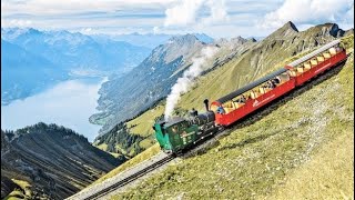 Die schönste Zugfahrt der Welt mit der Brienz Rothorn Bahn [upl. by Nauwtna]