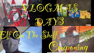 VLOGMAS DAY 3 DOLLAR GENERAL COUPONING 5 CHALLENGE AND ELF ON THE SHELF VLOG182  CROMBIES WORLD [upl. by Elleahcim451]