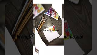 °°I bought this canvas from Meesho°°🎨🤍 shorts meesho art youtubeshorts popular [upl. by Nnyleuqcaj]