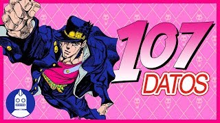 107 Datos de Jojos Bizarre Adventure que DEBES saber Atómico 242  en Átomo Network [upl. by Zetneuq]