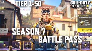 NEW Season 7 Battle Pass Tier 150 in COD Mobile All BP Rewards  Gameplay Season 7 CODM Leaks [upl. by Lagiba617]