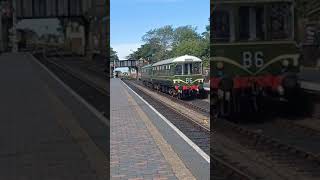 Train arrives Sheringham [upl. by Hgielime281]