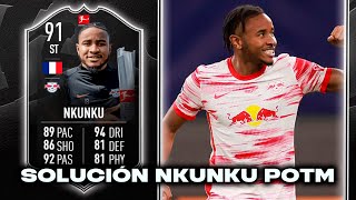 🧩SOLUCIÓN NKUNKU 91 POTM 🖤 FIFA 22 ULTIMATE TEAM 🎮⚽️ [upl. by Llehcor]