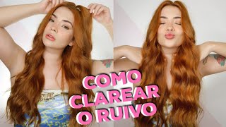 STRAWBERRY BLONDE  Como clarear o ruivo Igora 97  91 [upl. by Sink]