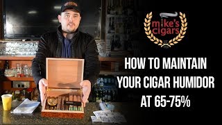 How to Maintain Your Cigar Humidor at 6575 [upl. by Emarie]