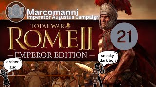 Total war Rome 2 2013  Imperator Augustus campaign  Marcomanni  part 21  roman blood [upl. by Ecirtam]