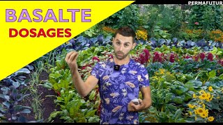 DOSAGES BASALTE potager verger champ vigne [upl. by Riva]