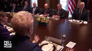 WATCH President Trump meets with Baltic State leaders at the White House [upl. by Cecilius]