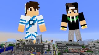 FICAMOS GIGANTES no MINECRAFT [upl. by Aibara]