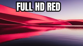 3 Hours of Pure Red Screen For Your TV [upl. by Aeet]