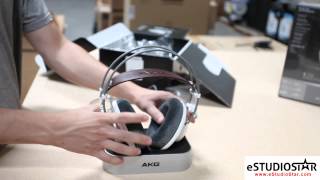 AKG K701  AKG K702 STUDIO REFERENCE HEADPHONE OVERVIEW  UNBOXING [upl. by Orit909]