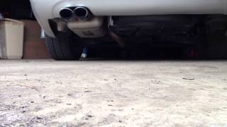 Mercedes C32 AMG Exhaust resonator delete [upl. by Jesher]