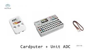 An AD conversion module compatible with M5SticKC  ADCUnit programming application [upl. by Erehs]