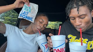 WE TRIED SONIC NEW LIMEADE SLUSH [upl. by Sharma]