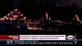 Man dead after shooting during standoff in Plymouth AGs office says [upl. by Aihsile380]