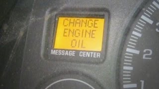 How to reset the change oil light on dashboard  Chevy Silverado  Sierra [upl. by Dunson369]