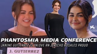 JANINE GUTIERREZ AT PHANTOSMIA MEDIA CONFERENCE IN VENICE WITH TEAM LAV JANINE IS INLOVE [upl. by Jelena]