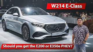 2024 W214 MercedesBenz EClass in Malaysia  E200 and E350e in detail [upl. by Bray704]