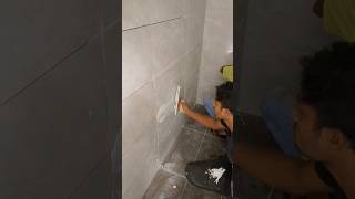 tiles installation floor 60x60construction shorts [upl. by Namrehs]