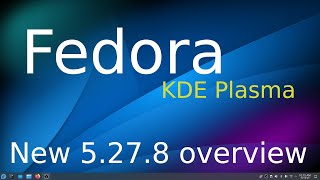 Fedora  KDE Plasma  New version Info [upl. by Manheim]