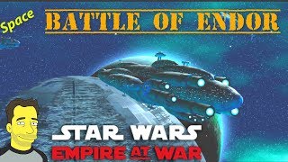 Star Wars Empire at War Endor Space Battle [upl. by Storm]